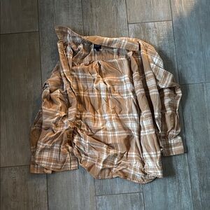 GAP Tan Plaid Women's Jacket